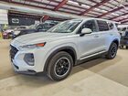 2019 Hyundai Santa Fe Se Silver vin: 5NMS2CADXKH002881
