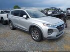 2019 Hyundai Santa Fe Sel Plus Серебряный vin: 5NMS33AD7KH002155