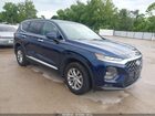 2020 Hyundai Santa Fe Sel Blue vin: 5NMS33AD7LH153708