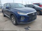 2020 Hyundai Santa Fe Sel Dark Blue vin: 5NMS33AD7LH299476