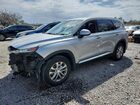 2020 Hyundai Santa Fe Sel Серебряный vin: 5NMS3CAD2LH198099