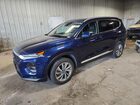 2020 Hyundai Santa Fe Sel Blue vin: 5NMS3CAD8LH262615