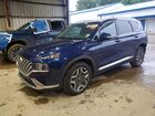 2022 Hyundai Santa Fe Limited Blue vin: 5NMS44AL9NH403589