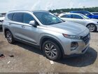 2020 Hyundai Santa Fe Limited Silver vin: 5NMS53ADXLH279409