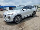 2019 Hyundai Santa Fe Silver vin: 5NMS5CAA3KH106626