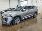2019 Hyundai Santa Fe Ultimate 2.4l Gray vin: 5NMS5CAD5KH029039