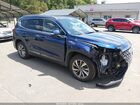 2020 Hyundai Santa Fe Limited Синий vin: 5NMS5CAD5LH226620