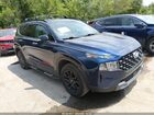 2022 Hyundai Santa Fe Xrt Blue vin: 5NMS6DAJ8NH465333