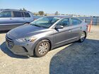 2018 Hyundai Elantra Se Gray vin: 5NPD74LF0JH334246