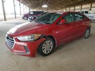 2017 Hyundai Elantra Red vin: 5NPD74LF1HH191964