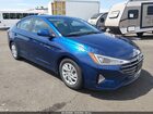 2019 Hyundai Elantra Se Blue vin: 5NPD74LF2KH486966