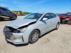 2019 Hyundai Elantra Se Silver vin: 5NPD74LF2KH490466
