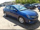2020 Hyundai Elantra Se Blue vin: 5NPD74LF2LH610848