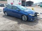 2019 Hyundai Elantra Se Blue vin: 5NPD74LF3KH456746