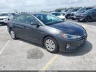 2020 Hyundai Elantra Se Gray vin: 5NPD74LF3LH601608