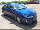 2020 Hyundai Elantra Se Blue vin: 5NPD74LF4LH610446