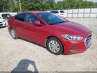 2017 Hyundai Elantra Se Red vin: 5NPD74LF7HH101328
