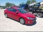 2019 Hyundai Elantra Se Red vin: 5NPD74LF7KH441618