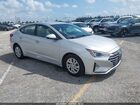 2019 Hyundai Elantra Se Silver vin: 5NPD74LF7KH487157