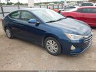 2019 Hyundai Elantra Se Blue vin: 5NPD74LF7KH489863