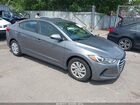 2018 Hyundai Elantra Se Gray vin: 5NPD74LF8JH257383
