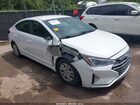 2019 Hyundai Elantra Se White vin: 5NPD74LF8KH437416