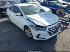 2018 Hyundai Elantra Se White vin: 5NPD74LFXJH259863