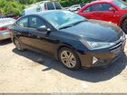 2019 Hyundai Elantra Sel Black vin: 5NPD84LF0KH431333