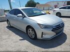2019 Hyundai Elantra Sel Silver vin: 5NPD84LF1KH407431
