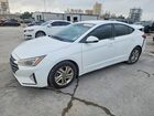 2019 Hyundai Elantra Sel White vin: 5NPD84LF1KH419496