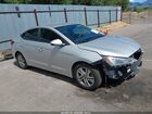 2019 Hyundai Elantra Sel Silver vin: 5NPD84LF1KH447122