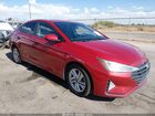 2019 Hyundai Elantra Sel Red vin: 5NPD84LF1KH488835