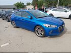 2017 Hyundai Elantra Limited Blue vin: 5NPD84LF2HH099646