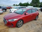 2017 Hyundai Elantra Limited Red vin: 5NPD84LF2HH187385