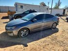 2019 Hyundai Elantra Sel Gray vin: 5NPD84LF2KH420740