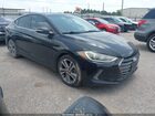 2017 Hyundai Elantra Limited Black vin: 5NPD84LF3HH003877