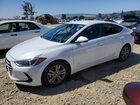 2018 Hyundai Elantra Sel White vin: 5NPD84LF3JH292054