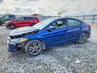 2018 Hyundai Elantra Value Edition Blue vin: 5NPD84LF3JH351250