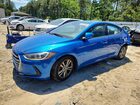 2018 Hyundai Elantra Sel Blue vin: 5NPD84LF3JH362748