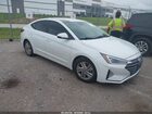 2019 Hyundai Elantra Sel White vin: 5NPD84LF4KH467929