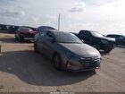 2019 Hyundai Elantra Sel Gray vin: 5NPD84LF5KH405245