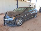 2020 Hyundai Elantra Sel Черный vin: 5NPD84LF5LH587014