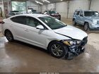 2018 Hyundai Elantra Sel White vin: 5NPD84LF6JH219437