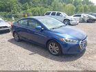 2018 Hyundai Elantra Sel Blue vin: 5NPD84LF6JH258495