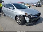 2019 Hyundai Elantra Sel Silver vin: 5NPD84LF6KH463431