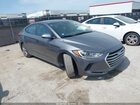 2018 Hyundai Elantra Sel Gray vin: 5NPD84LF7JH239728