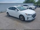 2019 Hyundai Elantra Sel White vin: 5NPD84LF7KH422242
