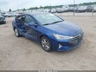 2019 Hyundai Elantra Sel Blue vin: 5NPD84LF8KH448428
