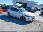 2018 Hyundai Elantra Sel White vin: 5NPD84LFXJH326734