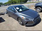 2018 Hyundai Elantra Sel Gray vin: 5NPD84LFXJH354016